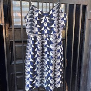 Madewell silk geometric dress